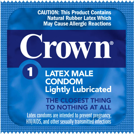 Crown lubricated condoms, with Sheerlon thin and sensitive latex to give you the closest thing to nothing at all