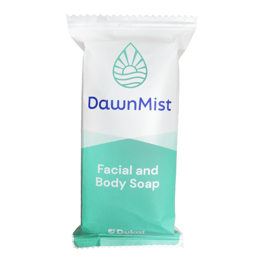 Dawnmist facial and body bar soap 2.7oz individually wrapped, Dukal SP30 in case of 100