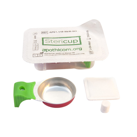 Stericup Sterile colored w/Filter Swab and Handle APO1 118 99