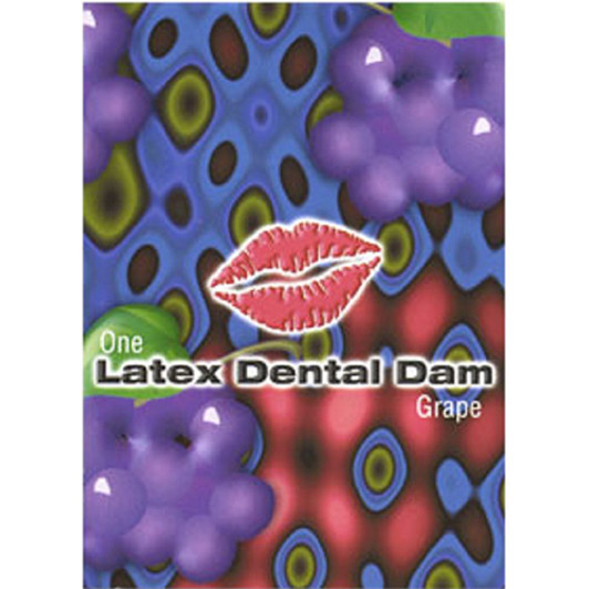 Latex Dental Dams Grape Flavored