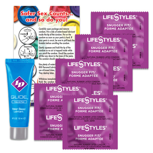 Snugger fit Condom Kit SSKit#10