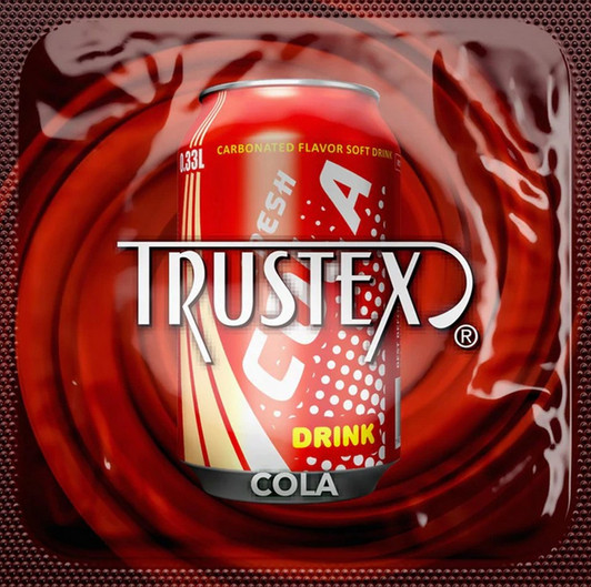Trustex Lubricated Condoms Cola Flavored