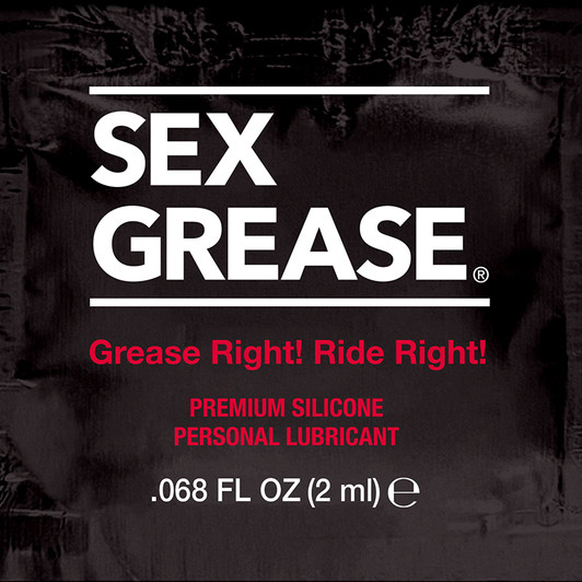 Sex Grease silicone lube 3ml foil, a valued priced, premium personal lubricant, sensual and luxurious Sex Grease silicone lube 3ml foil, a valued priced, premium personal lubricant, sensual and luxurious