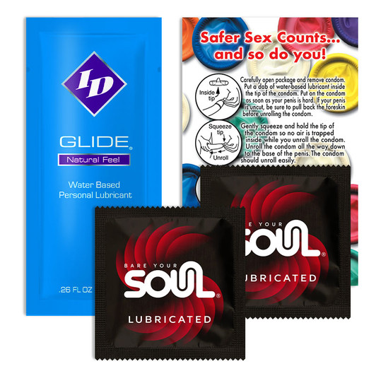 Soul Condom Safer-Sex Kit Box of 144