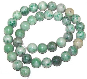 Qinghai Jade 10mm Round Semiprecious Gemstone Beads Qinghai Jade 10mm Round Semiprecious Gemstone Beads