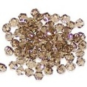 Smk Quartz 4mm Glass Crystal Bicones