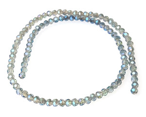4mm Glass Crystal Rounds - Mystic AB 4mm Glass Crystal Rounds - Mystic AB