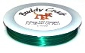 1 Spool of Copper Craft Wire - 22 GA - Green