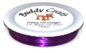 1 Spool of Copper Craft Wire - 28 GA - Purple