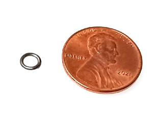 Gunmetal 5mm 22ga Jump Rings Gunmetal 5mm 22ga Jump Rings
