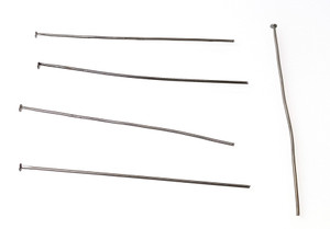 Gunmetal 0.02Inch x 2.Inch Head Pins Gunmetal 0.02Inch x 2.Inch Head Pins