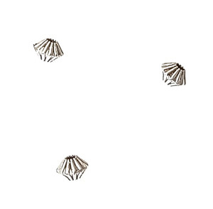 Antique SP 4x5mm Bicone Beads Antique SP 4x5mm Bicone Beads
