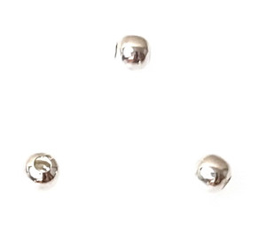 Antique Silver-Plated 4mm Round - Economy Antique Silver-Plated 4mm Round - Economy