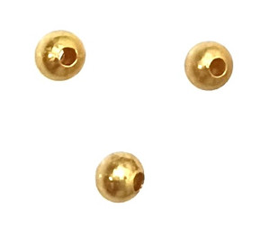 Antique Gold-Plated 4mm Round - Economy Antique Gold-Plated 4mm Round - Economy