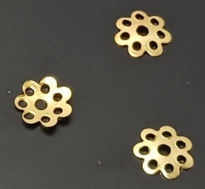 GP 2x8mm Thin Flower Bead Caps GP 2x8mm Thin Flower Bead Caps