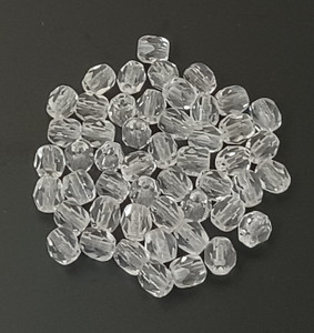 4 Dozen Czech 4mm Fire-Polished - Clear 4 Dozen Czech 4mm Fire-Polished - Clear