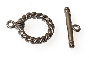 Gunmetal 15mm Thick Rope Toggle Clasps Gunmetal 15mm Thick Rope Toggle Clasps