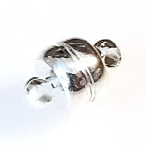 Silver-Plated 7x12mm Super Strong Magnetic Clasps Silver-Plated 7x12mm Super Strong Magnetic Clasps