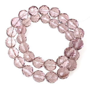 2 Dozen Czech 12mm Fire-Polished - Lavender 2 Dozen Czech 12mm Fire-Polished - Lavender