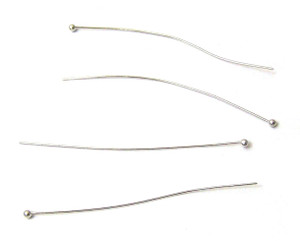 Silver-Plated 2" Ball Pins