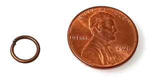 Antique Copper OPEN 8mm Jump Rings - 19 Gauge Antique Copper OPEN 8mm Jump Rings - 19 Gauge