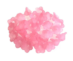 Pink Flower Beads - Style 2