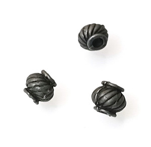 Antique Bronze 7mm Fluted Spiral Metal Beads Antique Bronze 7mm Fluted Spiral Metal Beads