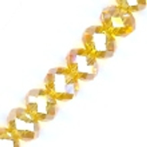 1 Strand of Sun Burst AB 4x3mm Glass Crystal Rondelles 1 Strand of Sun Burst AB 4x3mm Glass Crystal Rondelles