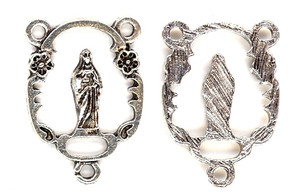 Pewter Center #43 - 25x17mm Pewter Center #43 - 25x17mm