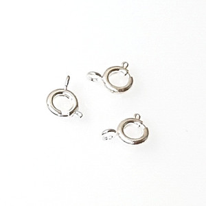 SP Spring Ring Clasps w/ 5mm Jump Rings SP Spring Ring Clasps w/ 5mm Jump Rings