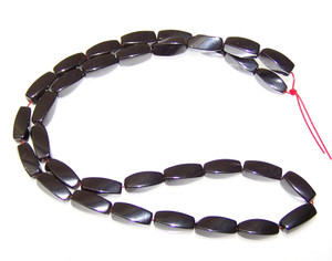 6x12mm Twisted Non-Magnetic Hematite Beads