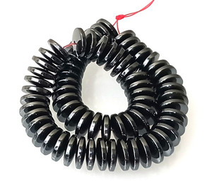 3x8mm Disc-Shaped Non-Magnetic Hematite Beads 3x8mm Disc-Shaped Non-Magnetic Hematite Beads