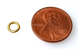Gold-Plated 6mm Jumprings - 18ga Gold-Plated 6mm Jumprings - 18ga