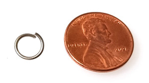Antique Silver-Plated OPEN Jumprings - 19ga - 8mm Antique Silver-Plated OPEN Jumprings - 19ga - 8mm