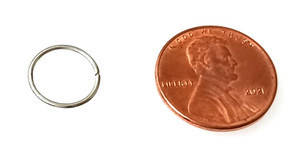 Antique Silver-Plated 12mm OPEN Jump Rings - 19 Gauge Antique Silver-Plated 12mm OPEN Jump Rings - 19 Gauge