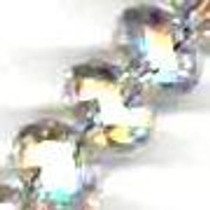Crystal AB 12x9mm Glass Crystal Rondelles Crystal AB 12x9mm Glass Crystal Rondelles
