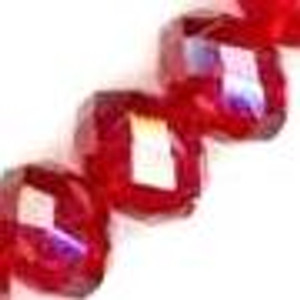 Ruby Red 12x9mm Glass Crystal Rondelles Ruby Red 12x9mm Glass Crystal Rondelles