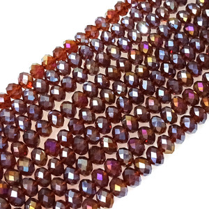 Gold AB 8x5mm Crystal Rondelles Gold AB 8x5mm Crystal Rondelles