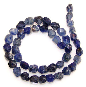 Sodalite 7x10mm Irregular Nugget Semiprecious Gemstone Beads