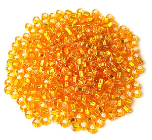 CLOSEOUT - 1oz of Matsuno Size 6 Orange SL Square Hole Seed Beads