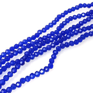 4mm Glass Crystal Rounds - Royal Blue 4mm Glass Crystal Rounds - Royal Blue
