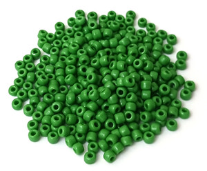 CLOSEOUT - 1oz of Matsuno Size 6 Green OP Seed Beads