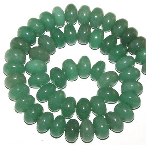 Aventurine 12x8mm Puff Rondelle Semiprecious Gemstone Beads Aventurine 12x8mm Puff Rondelle Semiprecious Gemstone Beads