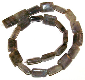 12x16mm Puff Rectangle Semiprecious Gemstone Beads - Labradorite 12x16mm Puff Rectangle Semiprecious Gemstone Beads - Labradorite