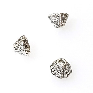50 - 5x8mm Antique SP Cone Bead Caps 50 - 5x8mm Antique SP Cone Bead Caps