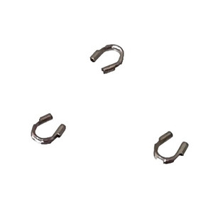 50 Gunmetal Wire Protectors 50 Gunmetal Wire Protectors