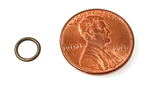 7mm Antique Bronze Jump Rings - 20ga 7mm Antique Bronze Jump Rings - 20ga