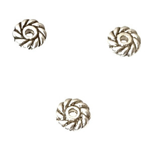 Antique SP 1.5x6mm Spiral Rondelles Antique SP 1.5x6mm Spiral Rondelles