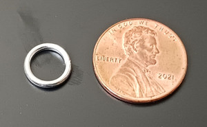 Silver-Plated 10mm Jump Rings - 16ga Silver-Plated 10mm Jump Rings - 16ga