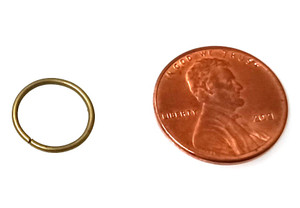 Antique Bronze 12mm OPEN Jump Rings - 19 Gauge Antique Bronze 12mm OPEN Jump Rings - 19 Gauge